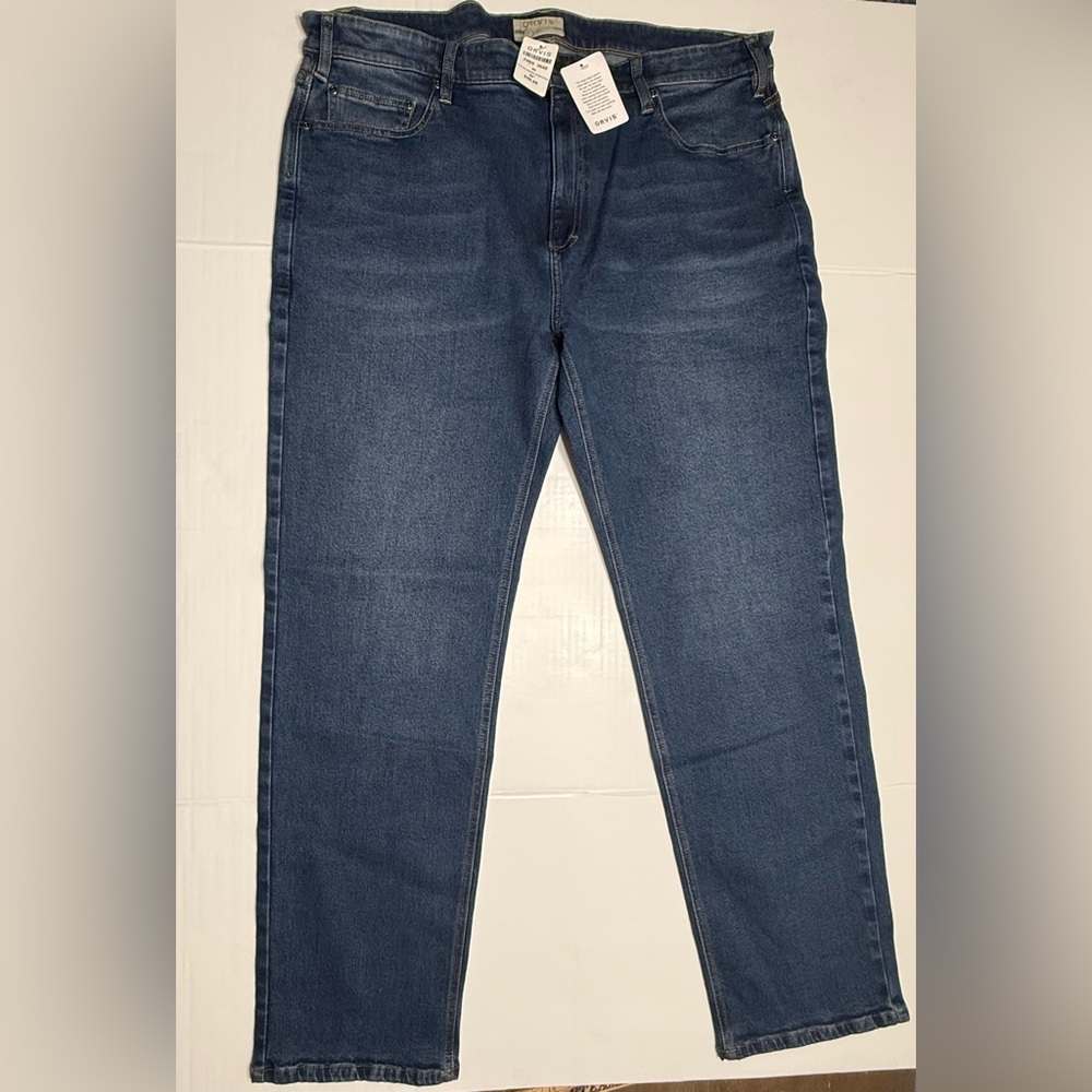 Orvis Men's Jeans‎ 40x30 Montana Morning Cotton Rugged Wash, 5-Pocket NWT (0176)